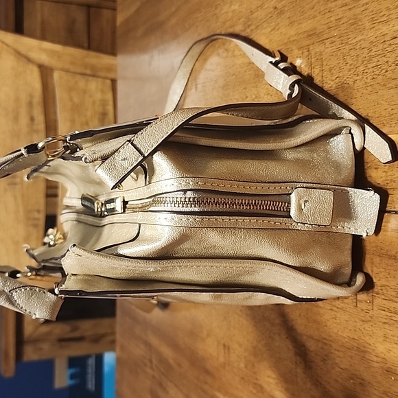 Gianni Bini Metallic Gold Satchel - Picture 4 of 16